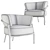 Minimalistic Meridiani NANI Sofa 3D model small image 2