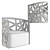 Contemporary Zilio A&C MAZY Chair 3D model small image 2