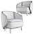 Elegant Ergonomic Bosc CONCHA 3D model small image 2