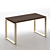 Sleek IKEA Executive Desk 3D model small image 2