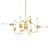Modern Gold Pendant and Chandelier Collection 3D model small image 3