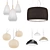 Modern Pendant Lighting Collection 3D model small image 1