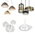 Modern Chandelier Collection 3D model small image 1