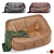 Vintage Ringo Sofa Set: Gerard van den Berg Design (1970) 3D model small image 6