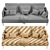 Elegant Paraiso Bonaldo Sofa 3D model small image 5