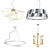 Modern Chandelier Collection - 4 Designs 3D model small image 1
