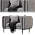 BARLOW 2019 Armchair: Elegant, Comfortable, and Stylish! 3D model small image 1