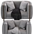 BARLOW 2019 Armchair: Elegant, Comfortable, and Stylish! 3D model small image 4