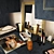 Modern Luxe Furniture Set 3D model small image 2