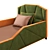 Morgan Children's Bed: Stylish and Functional 3D model small image 5