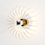 Golden Spider Wall Light 3D model small image 1