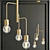 Valeria Sputnik Chandelier: Modern Ambient Lighting 3D model small image 2