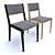 Fameg A-1607 Solid Wood Chair 3D model small image 1