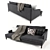 Modern Poliform Bellport Sofa 3D model small image 2