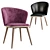 Luxury Leather Chair: Nelly 3D model small image 1