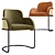 Elegant Armchair: Nube Italia STREAM 3D model small image 1