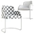 Elegant Armchair: Nube Italia STREAM 3D model small image 2