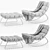 Monet Armchair: Elegant and Comfortable 3D model small image 3