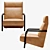  Elegant Vast 1 Armchair: Perfect Comfort 3D model small image 2