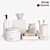 Flatiron Stoneware Bath Accessories 3D model small image 1