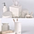 Flatiron Stoneware Bath Accessories 3D model small image 3