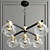 McKinnon Glass Globe Chandelier 3D model small image 3