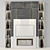 Modern TV Wall Set 52: Stylish Design by Studia 54 3D model small image 3