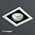 Adjustable Accent LED Recessed Downlight 3D model small image 1