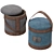 Natuzzi PIF PAF: Stylish Storage Pouf 3D model small image 2