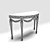 Galleria Collection Golden Leaf Wood Console 3D model small image 7