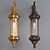 Golden Moroccan Wall Lights 3D model small image 2