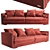 Comfort and Style Combined: Vogue Sofa 3D model small image 4