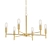 Modern Golden Pendant Lights 3D model small image 5