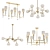 Modern Chandelier Collection 3D model small image 1