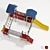 Kompan Four Tower Playground Set 3D model small image 3