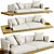 Contemporary B&B Italia Dock Sofa 3D model small image 4