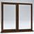 Title: Adjustable Multi-UVW Window 3D model small image 1