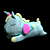 35cm Soft Unicorn Toy 3D model small image 1