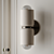 Terra 2 Wall Sconce: Sleek Ceramic and Metal Design 3D model small image 2