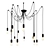 Spiderweb Glow Chandelier 3D model small image 2