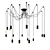 Spiderweb Glow Chandelier 3D model small image 3