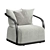 Elegant Tango Armchair Exclusively by Atmosphera 3D model small image 1