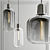 Sleek Amp Lamp Large: Modern Pendant 3D model small image 2