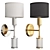 Elegant Laciness 1-Light Wall Sconce Pair 3D model small image 2