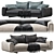 Nativ 4-Seat Sofa: Underline Modern Elegance 3D model small image 1