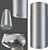 GE Stainless Steel Round Hood 3D model small image 1