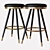 Modern Hera Bar Stool 3D model small image 1