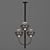 Modern Ceiling Light Fixture 3D model small image 1