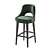 Contemporary Seaton Bar Stool: Modern British Design 3D model small image 1