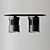 Sleek Ceiling Light Fixture 3D model small image 4
